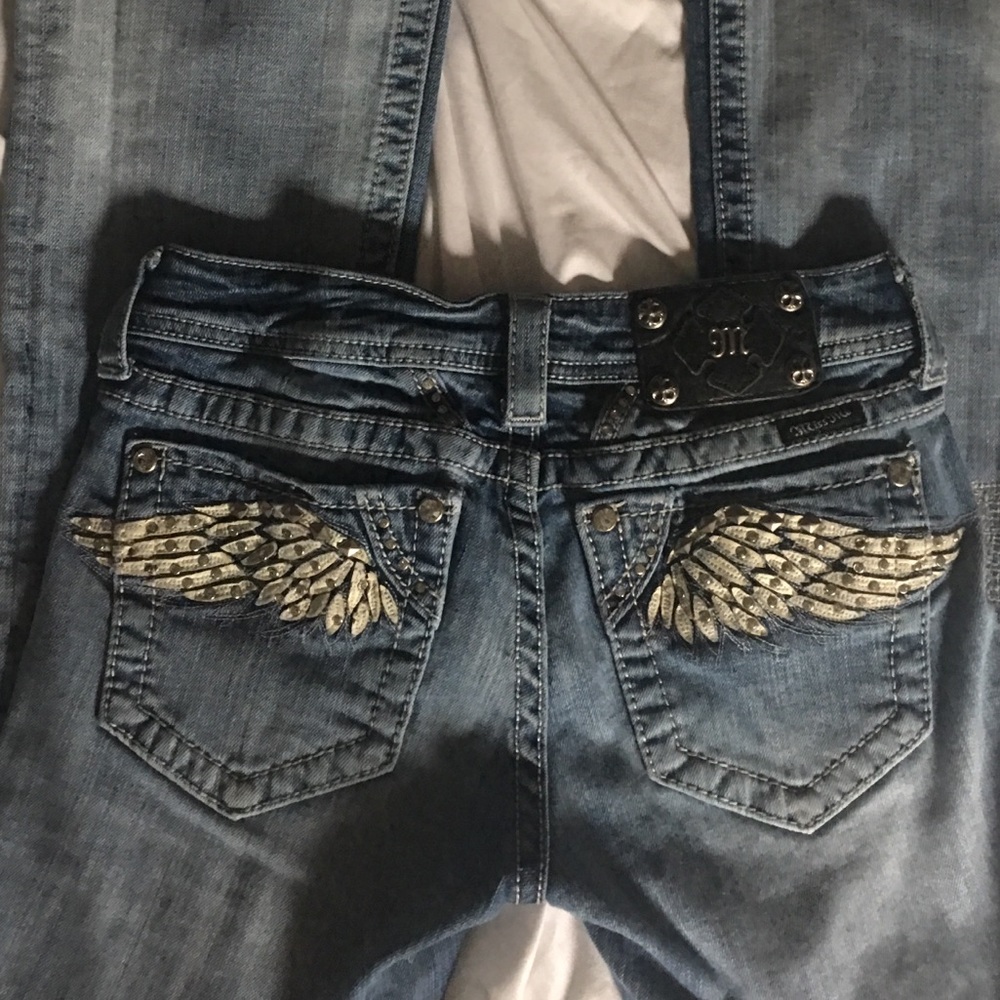 Miss Me Jeans JE5331B3L Boot Designed for Buckle